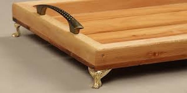 تصویر 5 از قیمت خرید سینی چوبی پایه فلزی با فروش عمده